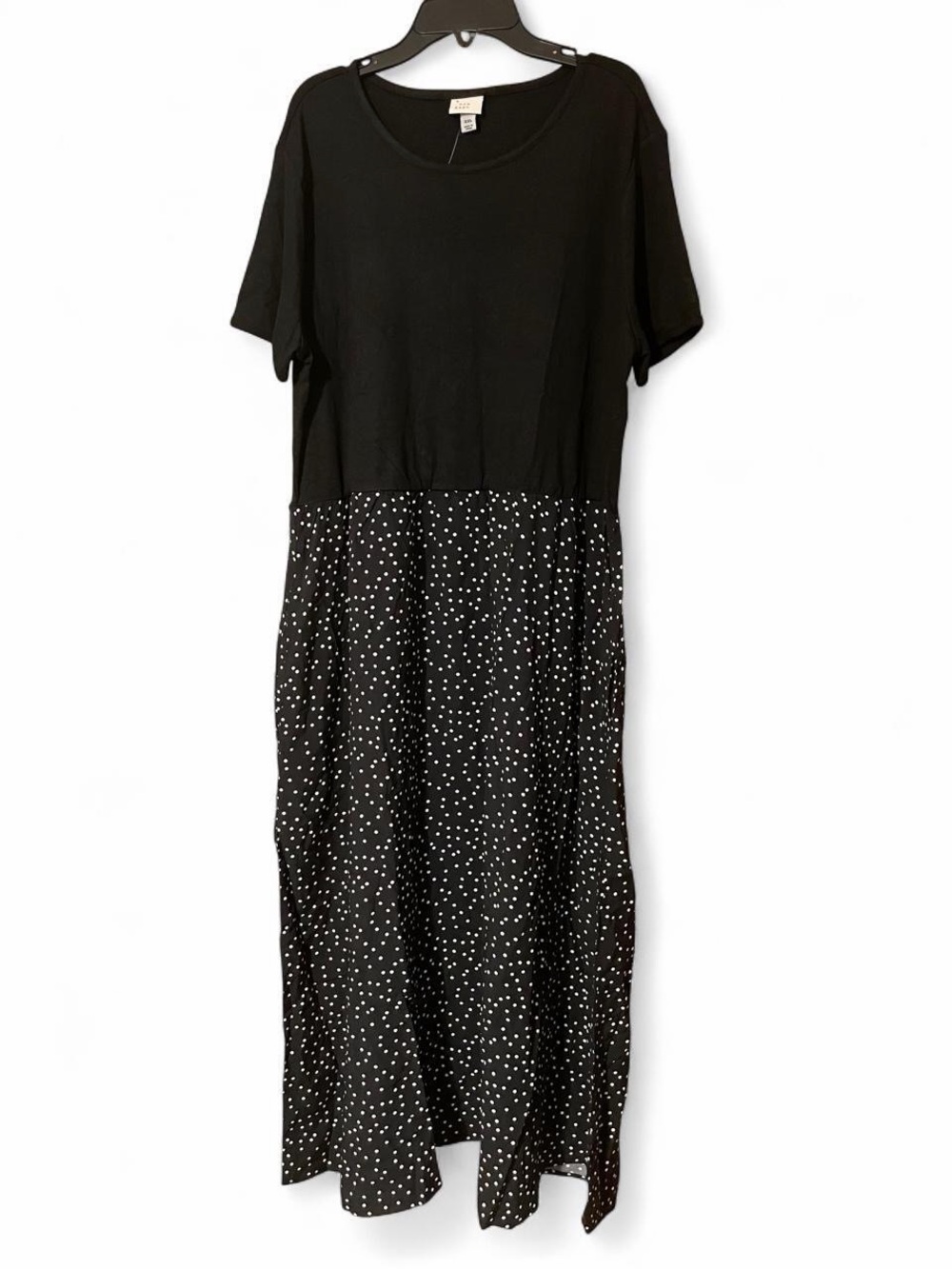 Black Polka Dot Midi Dress by A New Day